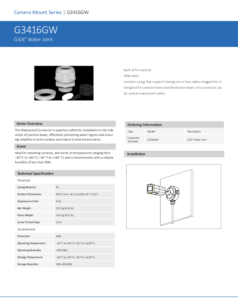 

G3416GW datasheet 20250102

