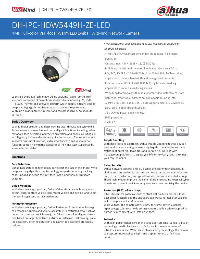 

IPC HDW5449H ZE LED 2712 S2

