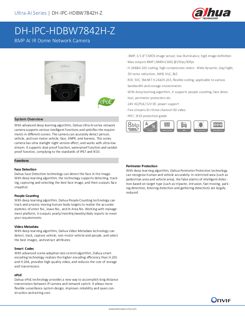 

IPC HDBW7842H Z

