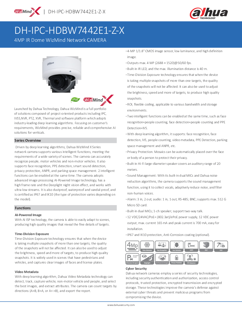 

IPC HDBW7442E1 Z X

