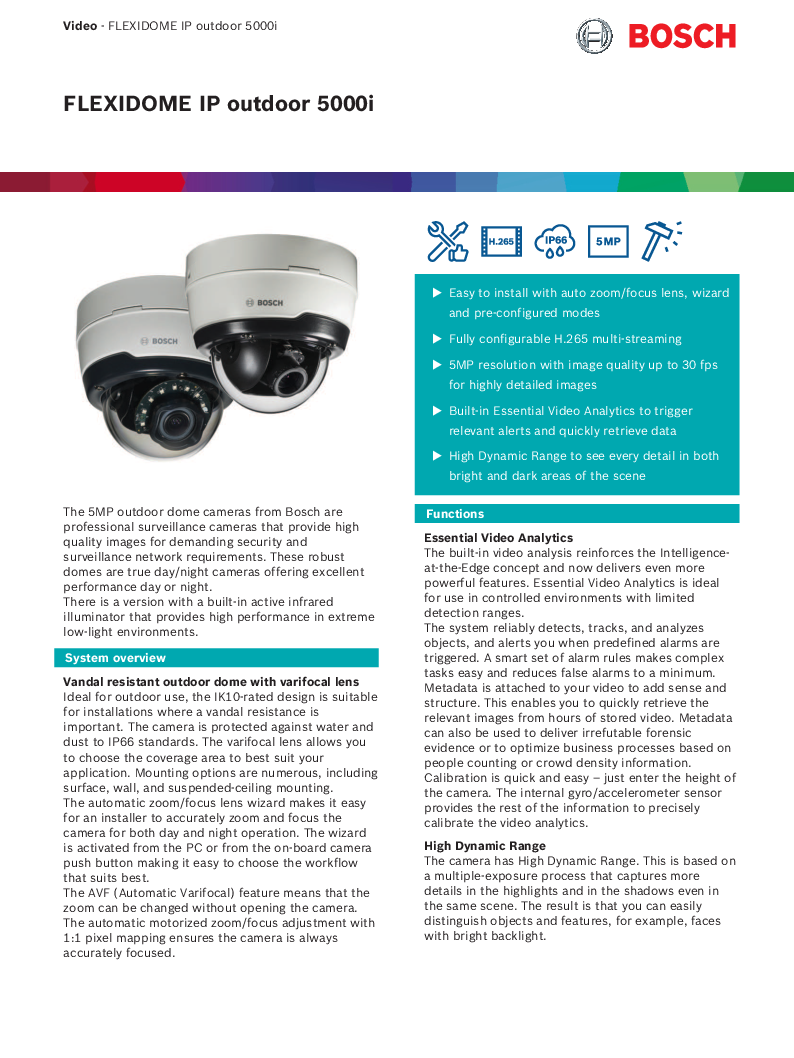 

outdoor 5000i Data sheet enUS 32585941003

