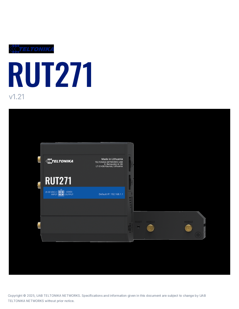 

RUT271

