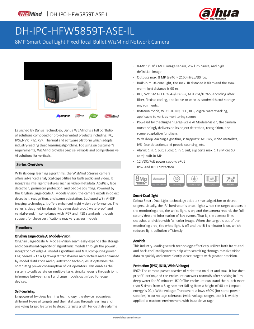 

IPC HFW5859T ASE IL 0360B

