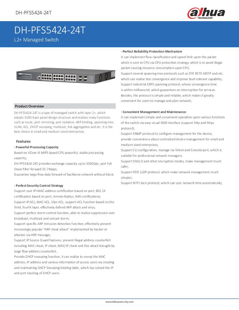 

PFS5424 24T

