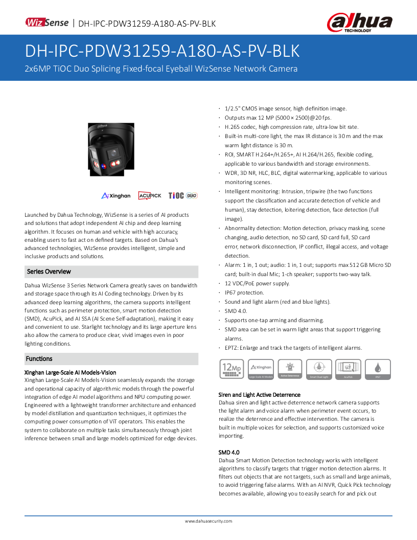 

IPC PDW31259 A180 E2 AS PV 0280B BLK

