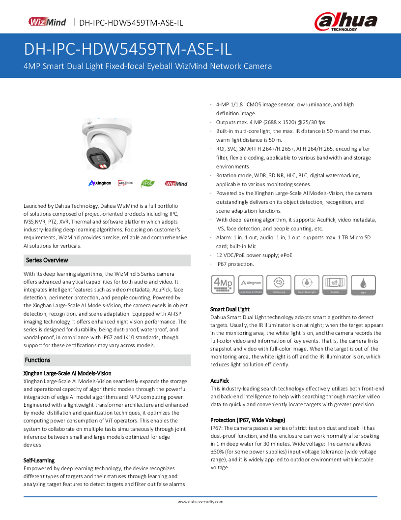 

IPC HDW5459TM ASE IL 0280B

