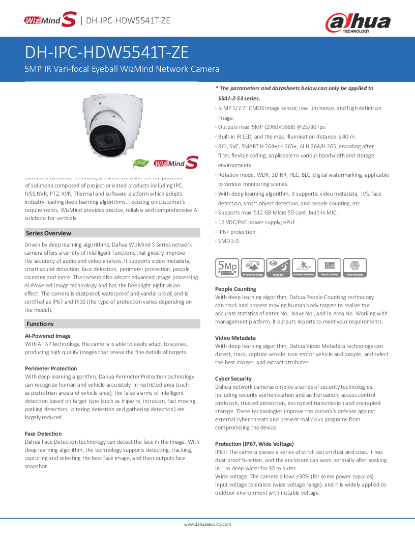 

IPC HDW5541T ZE S3

